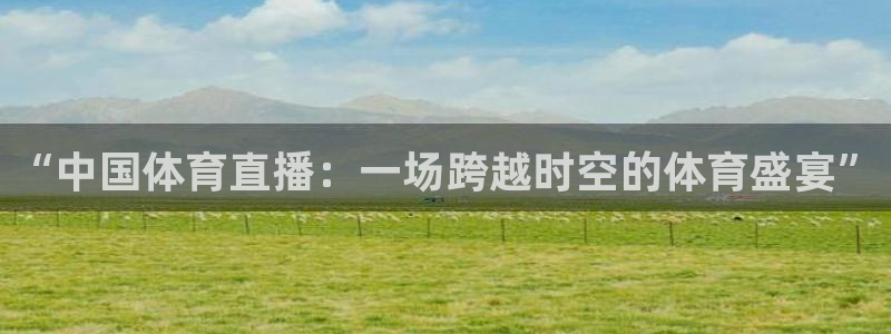 “中国体育直播：一场跨越时空的体育盛宴”