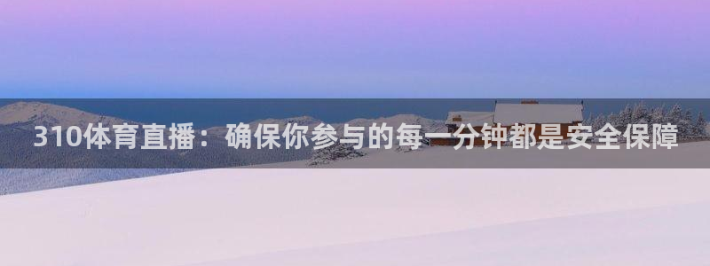 310体育直播：确保你参与的每一分钟都是安全保障